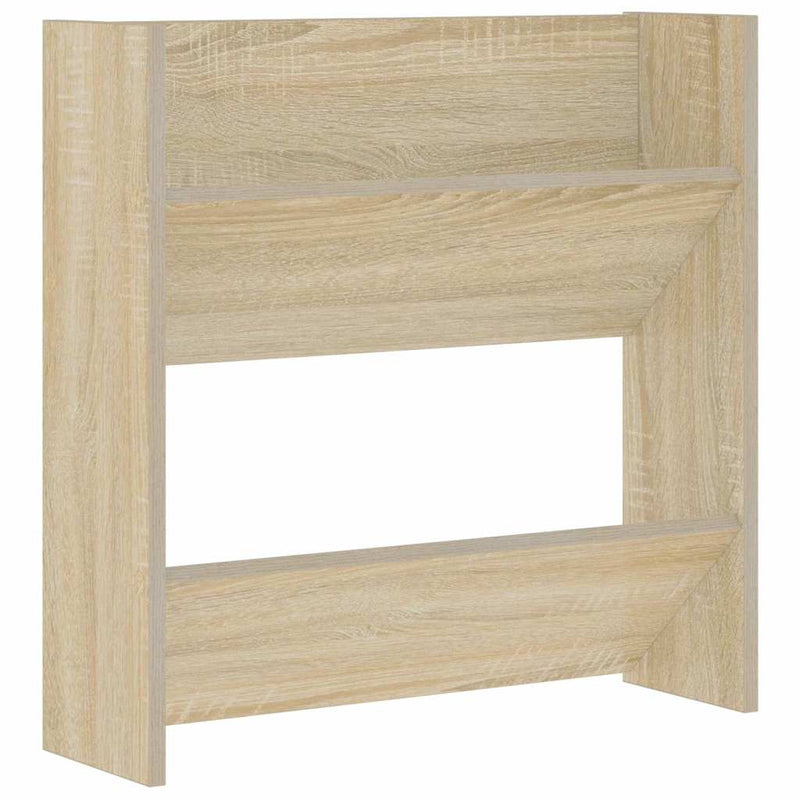 Pantofar de perete, stejar Sonoma, 60x18x60 cm, PAL