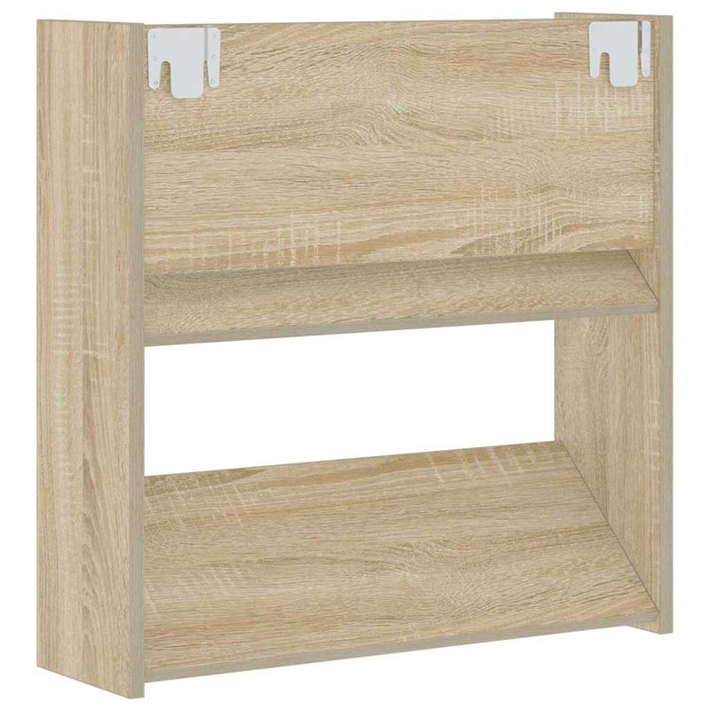 Pantofar de perete, stejar Sonoma, 60x18x60 cm, PAL