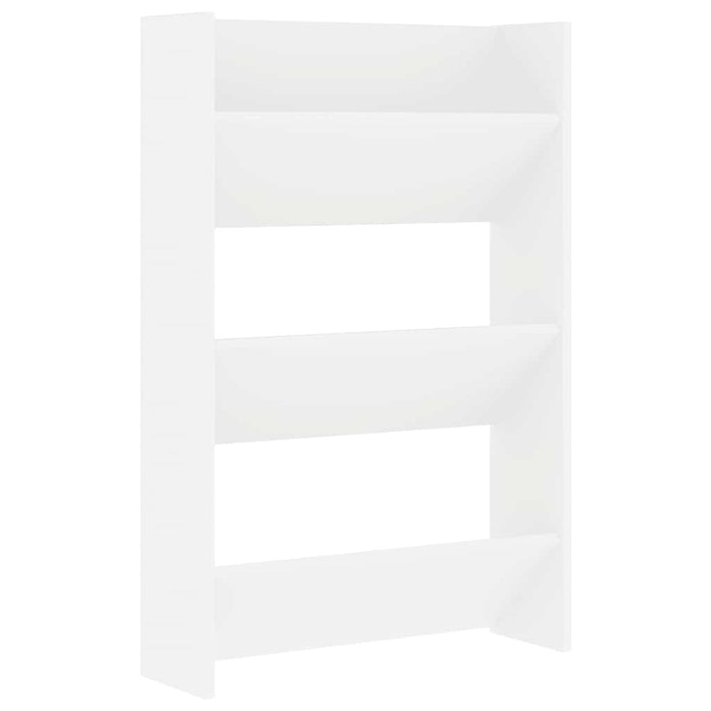Pantofar de perete, alb, 60x18x90 cm, PAL