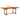 Set mobilier de grădină, 5 piese, lemn masiv de acacia, 150-200 cm