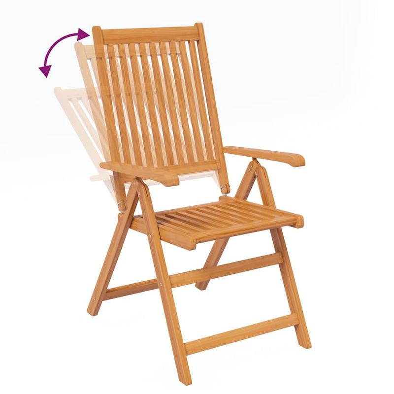 Set mobilier de grădină, 5 piese, lemn masiv de acacia, 150-200 cm