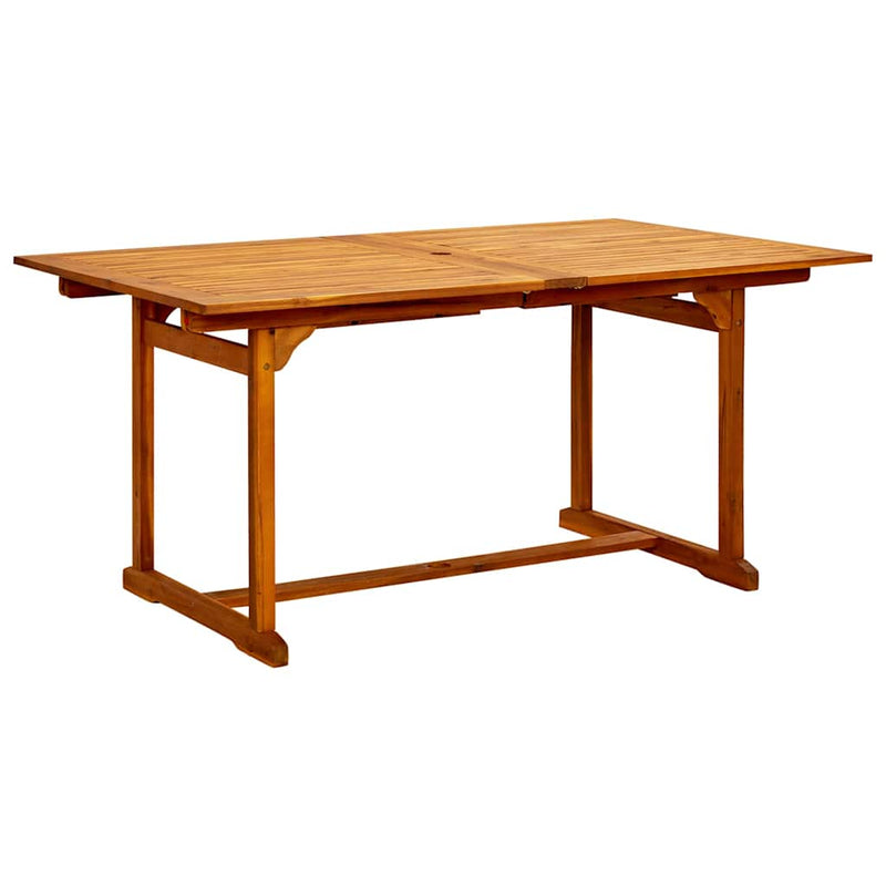 Set mobilier de grădină, 9 piese, lemn masiv de acacia, 160-240 cm