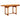 Set mobilier de grădină, 5 piese, lemn masiv de acacia, 120-170 cm