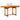 Set mobilier de grădină, 5 piese, lemn masiv de acacia, 120-170 cm