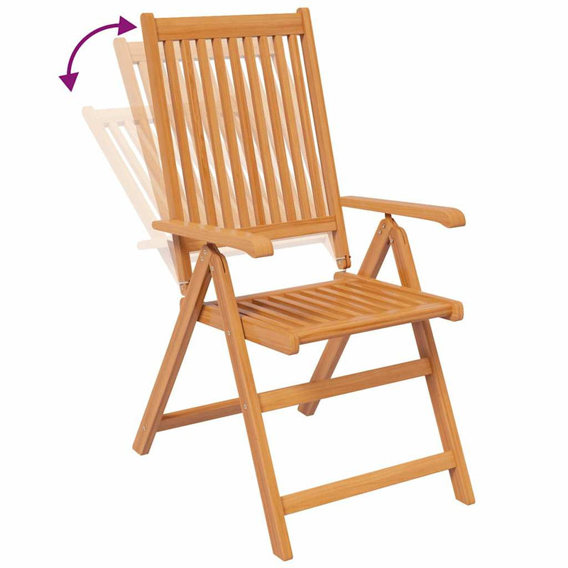 Set mobilier de grădină, 7 piese, lemn masiv de acacia, 120-170 cm