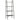 Raft vertical cu 4 niveluri, negru, 56x35x140 cm