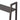 Raft vertical cu 4 niveluri, negru, 56x35x140 cm