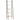 Raft vertical cu 5 niveluri, maro deschis/negru, 56x35x174 cm