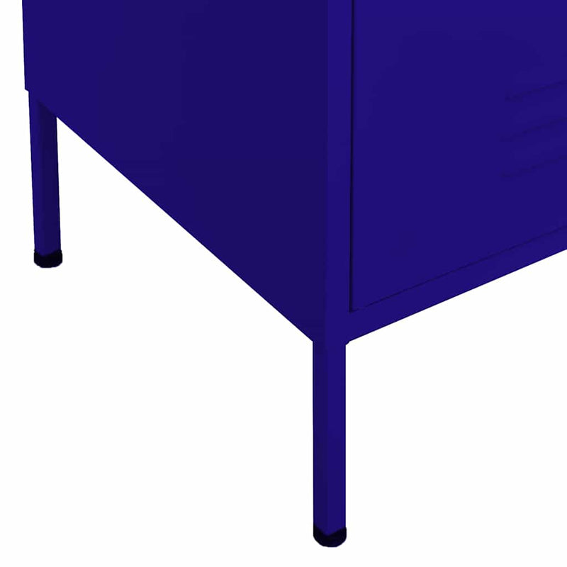 Dulap de depozitare, bleumarin, 80x35x101,5 cm, oțel