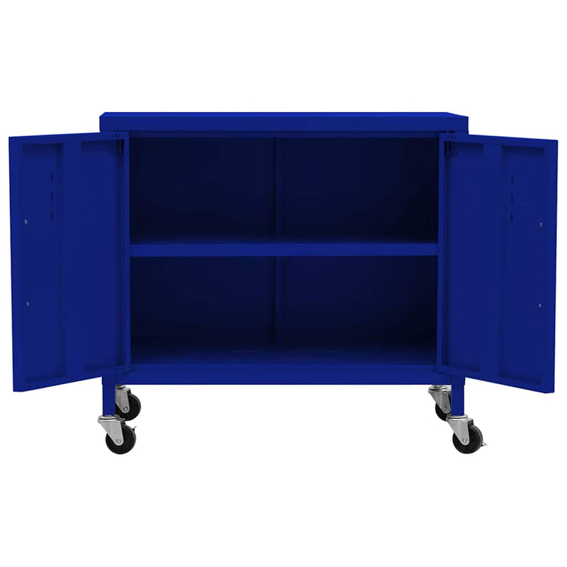 Dulap de depozitare, bleumarin, 60x35x56 cm, oțel