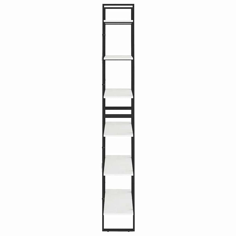 Dulap înalt, alb, 80x30x210 cm, lemn masiv de pin
