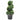 Plantă artificială de cimișir cu ghiveci, verde, 59 cm, spirală