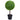 Plantă artificială cimișir cu ghiveci, verde, 71cm, formă minge