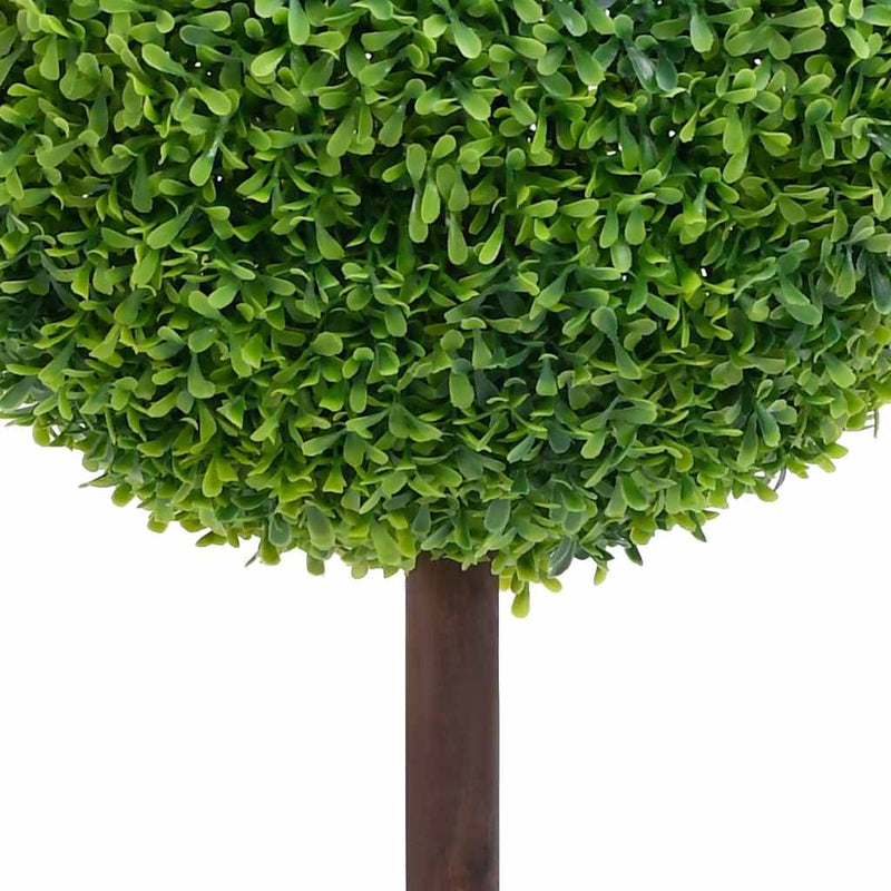 Plantă artificială cimișir cu ghiveci, verde, 71cm, formă minge
