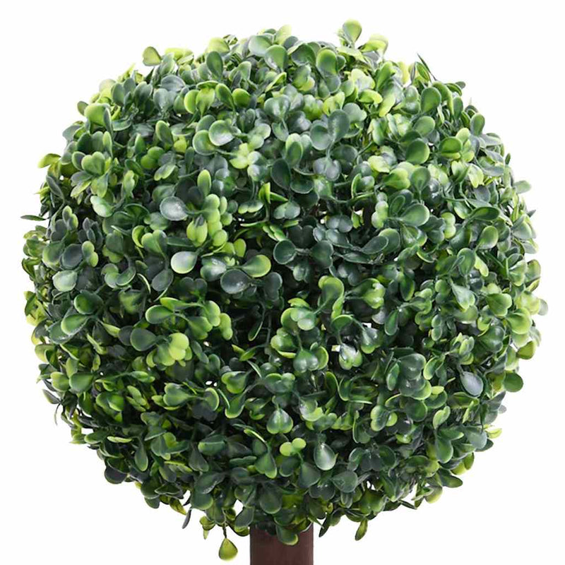 Plantă artificială cimișir cu ghiveci verde 118cm formă minge