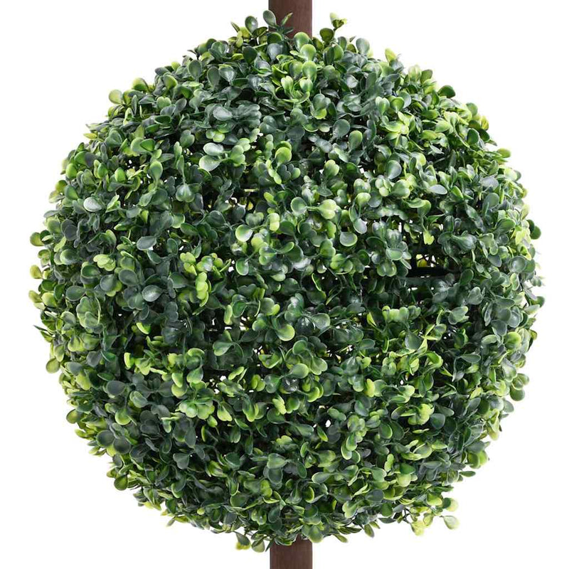 Plantă artificială cimișir cu ghiveci verde 118cm formă minge
