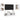 Set dulapuri TV, 5 piese, alb, lemn prelucrat