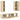 Set de dulapuri TV, 4 piese, stejar sonoma, lemn prelucrat