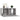 Set de dulapuri TV, 7 piese, gri beton, lemn prelucrat
