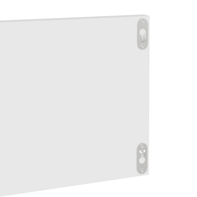 Rafturi de perete, 4 buc., alb, 80x11,5x18 cm, PAL
