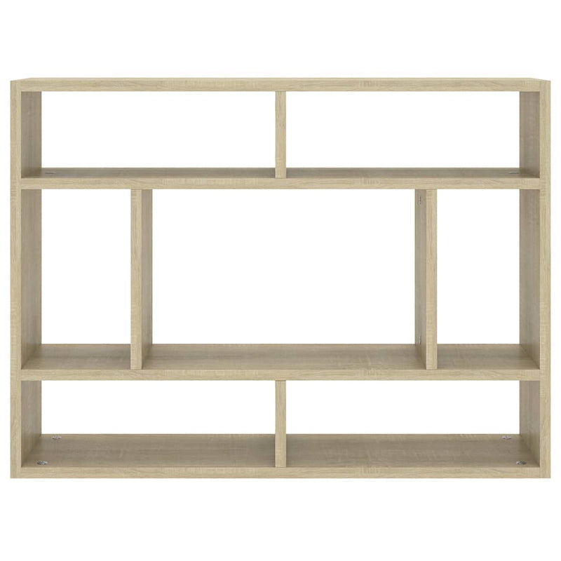 Raft de perete, stejar Sonoma, 75x16x55 cm, lemn prelucrat