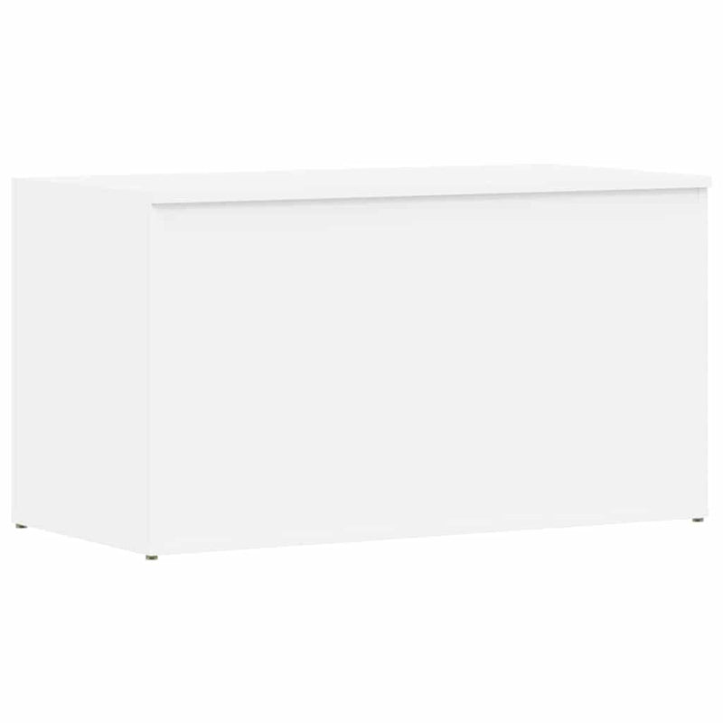 Cufăr de depozitare, alb, 84x42x46 cm, lemn compozit