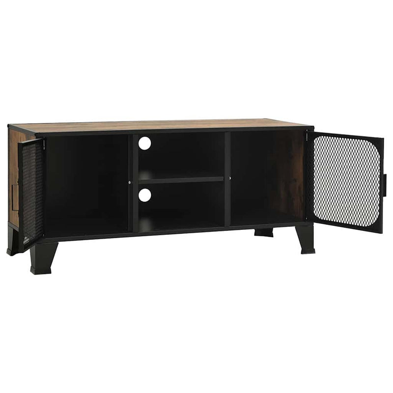 Dulap TV ,maro,105x36x47 cm,metal și MDF