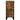 Dulap de depozitare ,maro rustic,72x36x82cm,metal și MDF
