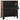 Dulap de depozitare ,maro rustic,72x36x82cm,metal și MDF