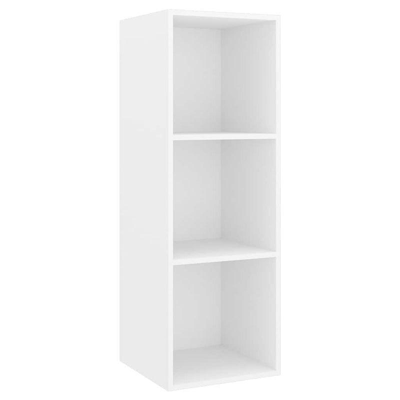 Set de dulapuri TV, 3 piese, alb, lemn prelucrat