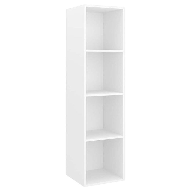 Set de dulapuri TV, 3 piese, alb, lemn prelucrat