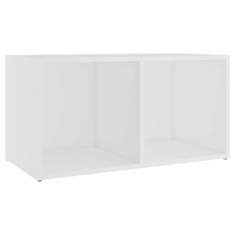 Dulapuri TV, 2 buc., alb, 72x35x36,5 cm, lemn prelucrat
