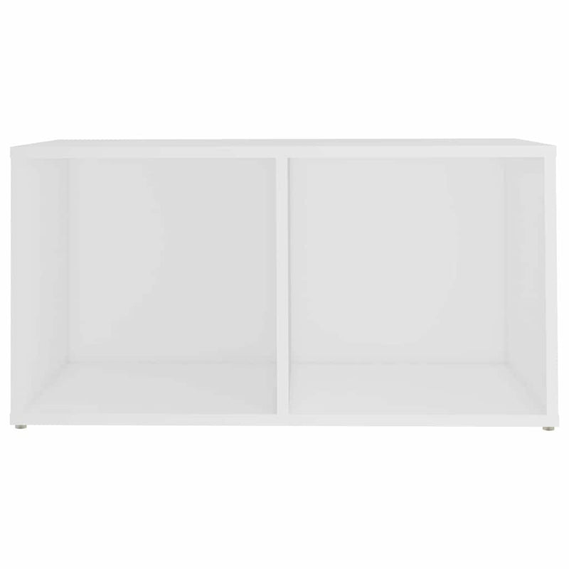 Dulapuri TV, 2 buc., alb, 72x35x36,5 cm, lemn prelucrat