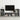 Set de dulapuri TV, 3 piese, gri beton, lemn prelucrat