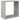 Rafturi de perete cub, 2 buc., gri beton, 30x15x30 cm
