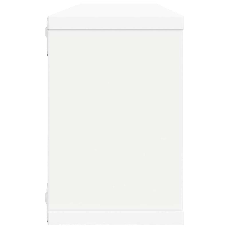 Rafturi de perete în formă de cub 6 buc. alb 60x15x23 cm lemn