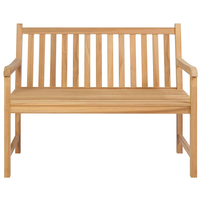 Bancă de grădină, 114 cm, lemn masiv de tec