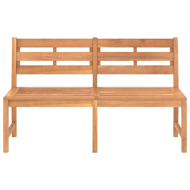 Bancă de grădină, 150 cm, lemn masiv de tec