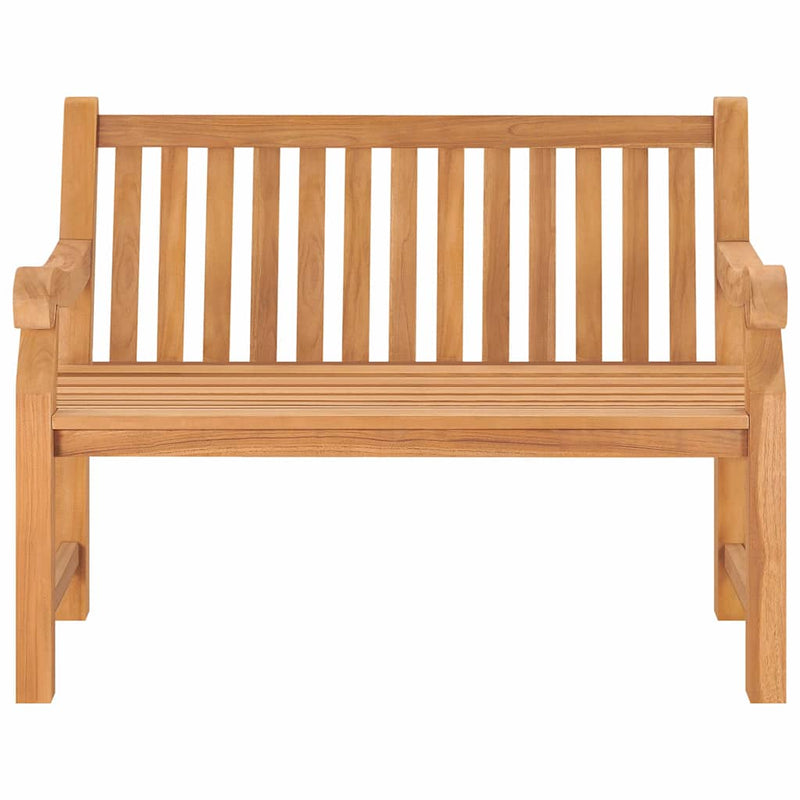 Bancă de grădină, 114 cm, lemn masiv de tec