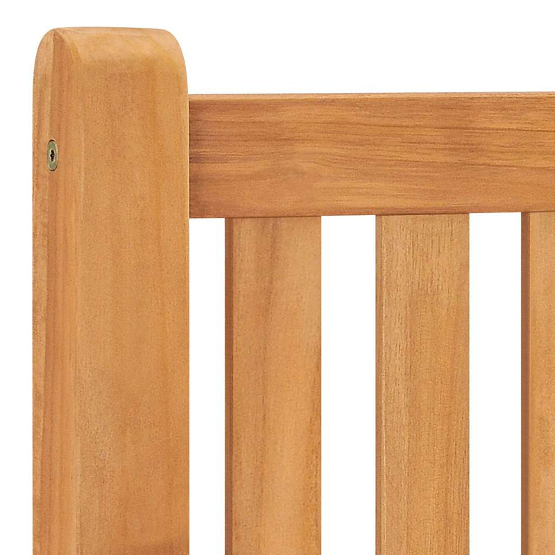 Bancă de grădină, 114 cm, lemn masiv de tec