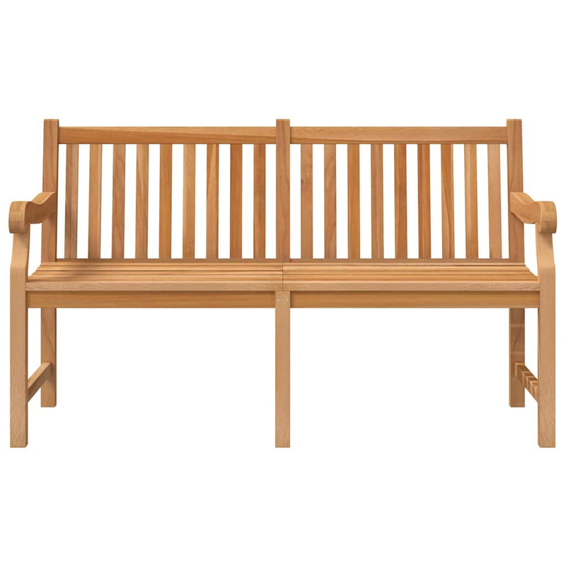 Bancă de grădină, 150 cm, lemn masiv de tec