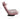 Scaun de podea pivotant, roz, catifea