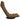 Scaun de podea pivotant, maro, material textil