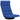 Scaun de podea pivotant, albastru, material textil