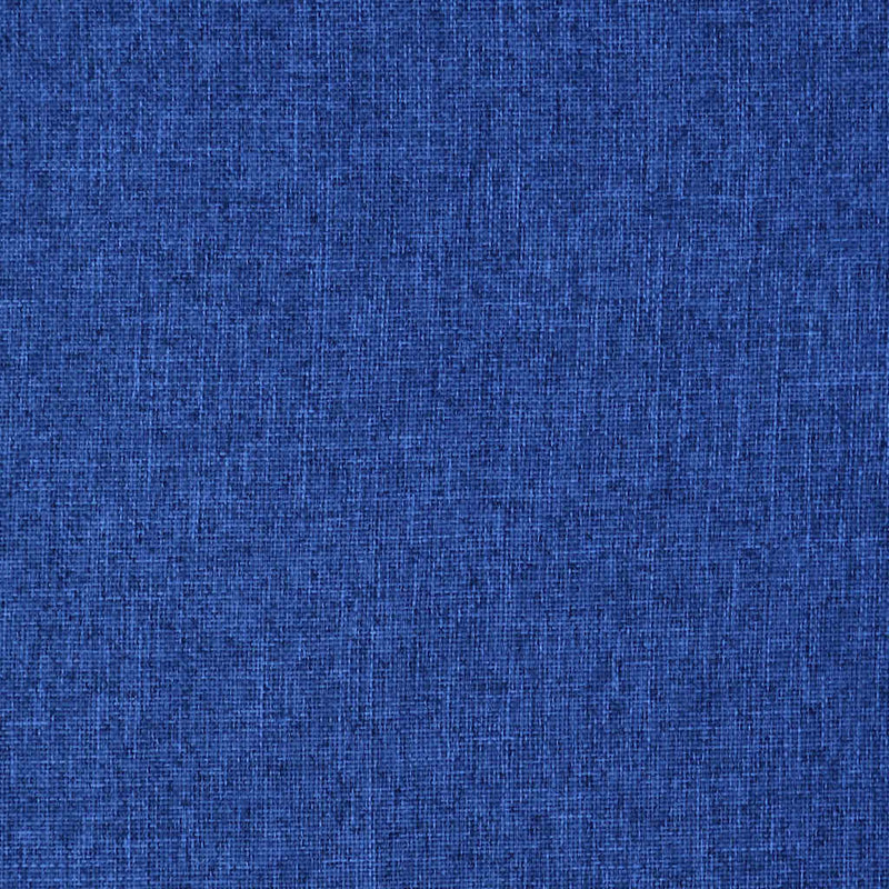 Scaun de podea pivotant, albastru, material textil