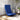 Scaun de podea pivotant, albastru, material textil