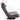 Scaun de podea pivotant, gri taupe, material textil