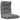 Scaun de podea pliabil, gri deschis, material textil
