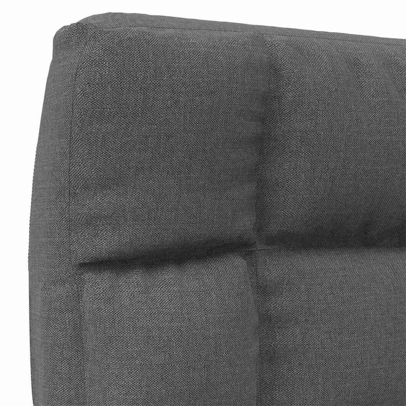 Scaun pliabil de podea, gri închis, textil