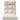 Scaun de podea pliabil, crem, material textil
